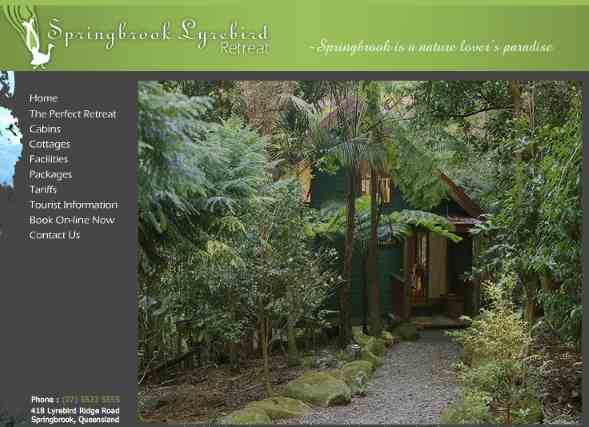 Lyrebird Retreat Website