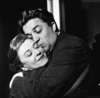 Federico Fellini and Giulietta Masina